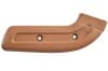 Seat Hinge Cover - Driver Side Outer  - SADDLE - Used ~ 1968 - 1969 Mercury Cougar / 1968 Ford Mustang C8ZB-6561694,C8ZB-6561692,C8ZB-6561693,C8ZB-6561695,1969,1970,1968,1968 cougar,1968 mustang,cougar,covers,c8w,c8z,c9z,c9w,d0z,d0w,ford,hinge,mercury,mercury cougar,seat,used,right,left,32539,saddle,inner,outer,passenger,driver