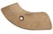 Seat Hinge Cover - Driver Side Inner - NUGGET GOLD - Used ~ 1968 - 1969 Mercury Cougar / 1968 - 1969 Ford Mustang  C8ZB-6561694,C8ZB-6561692,C8ZB-6561693,C8ZB-6561695,1969,1970,1968,1968 cougar,1968 mustang,cougar,covers,c8w,c8z,c9z,c9w,d0z,d0w,ford,hinge,mercury,mercury cougar,seat,used,right,left,32545,nugget gold,inner,outer,passenger,driver