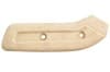Seat Hinge Cover - Driver Side Outer - WHITE - Used ~ 1968 - 1970 Mercury Cougar / 1968 - 1970 Ford Mustang C8ZB-6561694,C8ZB-6561692,C8ZB-6561693,C8ZB-6561695,1969,1970,1968,1968 cougar,1968 mustang,cougar,covers,c8w,c8z,c9z,c9w,d0z,d0w,ford,hinge,mercury,mercury cougar,seat,used,right,left,32551,white,parchment,inner,outer,passenger,driver
