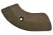 Seat Hinge Cover - Driver Side Inner - IVY GREEN - Used ~ 1970 Mercury Cougar / 1970 Ford Mustang  C8ZB-6561694,C8ZB-6561692,C8ZB-6561693,C8ZB-6561695,1969,1970,1968,1968 cougar,1968 mustang,cougar,covers,c8w,c8z,c9z,c9w,d0z,d0w,ford,hinge,mercury,mercury cougar,seat,used,right,left,32553,ivy green,inner,outer,passenger,driver