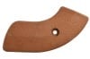 Seat Hinge Cover - Passenger Side Inner - GINGER - Used ~ 1970 Mercury Cougar / 1970 Ford Mustang C8ZB-6561694,C8ZB-6561692,C8ZB-6561693,C8ZB-6561695,1969,1970,1968,1968 cougar,1968 mustang,cougar,covers,c8w,c8z,c9z,c9w,d0z,d0w,ford,hinge,mercury,mercury cougar,seat,used,right,left,32556,ginger,inner,outer,passenger,driver