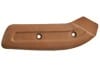 Seat Hinge Cover - Driver Side Outer - GINGER - Used ~ 1970 Mercury Cougar / 1970 Ford Mustang D0ZB-6561694,C8ZB-6561692,C8ZB-6561693,D0ZB-6561695,1969,1970,1968,1968 cougar,1968 mustang,cougar,covers,c8w,c8z,c9z,c9w,d0z,d0w,ford,hinge,mercury,mercury cougar,seat,used,right,left,32559,ginger,inner,outer,passenger,driver