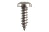 #8 Tapping Screw - XR7 Map Pocket - EACH - Repro ~ 1967 - 1968 Mercury Cougar B-13283,1967,1967 cougar,1968,1968 cougar,32569,8,C7W,C8W,chrome,cougar,head,map,mercury,mercury cougar,new,no8,pan,panhead,pocket,repro,screw,tapping,xr7