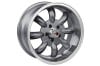 Legendary T/A 8 Spoke Wheel - 17 x 8 - Charcoal - Repro ~ 1967 - 1973 Mercury Cougar / 1960 - 1973 Ford Mustang 1967,1967 cougar,1967 mustang,1968,1968 cougar,1968 mustang,1969,1969 cougar,1969 mustang,1970,1970 cougar,1970 mustang,1971,1971 cougar,1971 mustang,1972,1972 cougar,1972 mustang,1973,1973 cougar,1973 mustang,C7W,C7Z,C8W,C8Z,C9W,C9Z,D0W,D0Z,D1W,D1Z,D2W,D2Z,D3W,D3Z,alloy,aluminum,charcoal,cougar,ford,ford mustang,satin,dull,gray,grey,legendary,mercury,mercury cougar,mustang,new,repro,spoke,wheel,t/t,t,a,8 spoke,8,spoke,32606,lw80,legendary,wheel