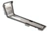 Center Console Chrome Kit - Repro ~ 1967 - 1968 Mercury Cougar / 1967 - 1968 Ford Mustang  1967,1967 cougar,1968,1968 cougar,1968 mustang,1969,1969 mustang,C7W,C8W,C8Z,C9Z,auto,automatic,bright,brightwork,center,chrome,console,cougar,ford,ford mustang,kit,mercury,mercury cougar,mustang,new,repro,reproduction,set,shiny,silver,standard,top,transmission,work,center,fm-BC008,trim,bezel,bezels,silver,shiney,shiny,parts