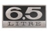 Emblem - 6.5 Litre - EACH - Repro ~ 1968 Mercury Cougar 1968,1968 cougar,c8w,cougar,emblem,litre,mercury,mercury cougar,6.5,6.5 litre,liter,original,390,repro,reproduction,new,32652,6,5,65,6 5,emblem,badge,litre,liter,6 5 badge