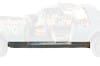 Rocker Rail - Driver Side - Used ~ 1967 Mercury Cougar 34105,6510129,1967,1967 cougar,6510116,6510117,6510128,6510132,6510133,C7W,cougar,coupe,cut,hardtop,inner,mercury,mercury cougar,outer,panel,driver,passenger,rail,rocker,side,special,used