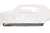 Rocker Rail - Driver Side - Used ~ 1968 Mercury Cougar 34106,6510129,1968,1968 cougar,6510116,6510117,6510128,6510132,6510133,C8W,cougar,coupe,cut,hardtop,inner,mercury,mercury cougar,outer,panel,driver,passenger,rail,rocker,side,special,used