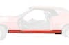 Rocker Rail - Driver Side Coupe - Used ~ 1970 Mercury Cougar  34111,6510129,1970,1970 cougar,6510116,6510117,6510128,6510132,6510133,D0W,cougar,coupe,cut,hardtop,inner,mercury,mercury cougar,outer,panel,driver,passenger,rail,rocker,side,special,used
