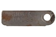 Identification Tag - SMB-F -Steering Gear Box - 0A08B Date - Used ~ 1967 - 1970 Mercury Cougar / 1967 - 1970 Ford Mustang 24067-clone1 1967,1967 cougar,1967 mustang,1968,1968 cougar,1968 mustang,1969,1969 cougar,1969 mustang,1970,1970 cougar,1970 mustang,smb,smb-f,c7w,c7z,c8w,c8z,c9w,c9z,cougar,d0w,d0z,ford,ford mustang,mercury,mercury cougar,mustang,steering,used,34366,tag,identification,competition,handling,boss,gt