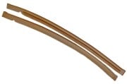 Moulding / Trim - Rear Interior Panel - Vertical Trim - Ginger - PAIR - Repro ~ 1969 - 1970 Mercury Cougar / 1969 - 1970 Ford Mustang  1969,1969 cougar,1969 mustang,1970,1970 cougar,1970 mustang,C9W,C9Z,D0W,D0Z,cougar,ford,ford mustang,lace,mercury,mercury cougar,mustang,pillar,quarter,quarter pillar,rear,interior,panel,windlace,wind,lace,moulding,panel,passenger,rear,side,trim,used,vertical,trim,moulding,wind,lace,windlace,ginger,34384