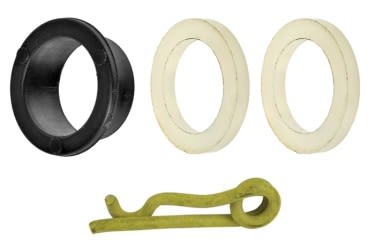 Brake Switch Bushing and Clip Kit - Repro ~ 1967 - 1973 Mercury Cougar / 1967 - 1973 Ford Mustang  pin,clip,380699-s,1967,new,1967 cougar,1967 mustang,1968,1968 cougar,1968 mustang,1969,1969 cougar,1969 mustang,1970,1970 cougar,1970 mustang,1971,1971 cougar,1971 mustang,1972,1972 cougar,1972 mustang,1973,1973 cougar,1973 mustang,retainer,cougar,ford,ford mustang,hairpin,brake,switch,pedal,mercury,mercury cougar,mustang,hair pin,hair,pin,cotter,key,clip,keeper,brake pin,cotter pin,gas,fuel,c7w,c8w,c9w,break,34390,bushing,kit,set,brake,switch