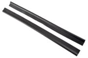 Moulding / Trim - Rear Interior Panel - Vertical Trim - Black - PAIR - Repro ~ 1971 - 1973 Mercury Cougar  windlace,driver,filler panel,grade,interior,moulding,panel,rear,side,trim,vertical,trim,moulding,interior,wind,lace,driver,drivers,driver