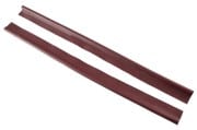 Moulding / Trim - Rear Interior Panel - Vertical Trim - Maroon / Red - PAIR - Repro ~ 1971 - 1973 Mercury Cougar  windlace,driver,filler panel,grade,interior,moulding,panel,rear,side,trim,vertical,trim,moulding,interior,wind,lace,driver,drivers,driver