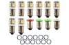 LED Bulbs - Dash Lights - Set of 12 - XR7 - Repro ~ 1967 - 1968 Mercury Cougar 1967,1967 cougar,1968,1968 cougar,bright,c7w,c8w,cluster,color,cougar,dash,factory,gauge,led,light,mercury,mercury cougar,new,interior,bulb,repro,kit,package,bulb,plasma,diode,indicator,arrow,green,red,clear,white,upgrade,cluster,clock,xr7,base,youtube,video,lite,light,emmiting,34420