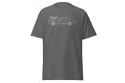 T-Shirt - Sketch - Gray - 3XLARGE - New ~ 1967 Mercury Cougar  1967,1967 cougar,1968,1968 cougar,1969,1969 cougar,1970,1970 cougar,1971,1971 cougar,1972,1972 cougar,1973,1973 cougar,C7W,C8W,C9W,D0W,D1W,D2W,D3W,cotton,cougar,mercury,mercury cougar,black,new,shirt,style,t,t shirt,t-shirt,tee,type,xxlarge,3xl,extra,large,xxx,3x,edition,crew,apparel,apparel,tshirt,gray,sketch,drawing,34445,triple