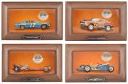 Shadow Boxes - Set of 4 - Dealership Promotional Display - Used ~ 1967 - 1973 Mercury Cougar / 1967 - 1973 Ford Mustang  1964,1964 mustang,1965,1965 mustang,1966,1966 mustang,1967,1967 cougar,1967 mustang,1968,1968 cougar,1968 mustang,1969,1969 cougar,1969 mustang,1970,1970 cougar,1970 mustang,1971,1971 cougar,1971 mustang,1972,1972 cougar,1972 mustang,1973,1973 cougar,1973 mustang,4,C4Z,C5Z,C6Z,C7W,C7Z,C8W,C8Z,C9W,C9Z,D0W,D0Z,D1W,D1Z,D2W,D2Z,D3W,D3Z,box,boxes,cougar,dealer,dealership,display,ford,ford mustang,four,hang,hanger,light,lighted,mercury,mercury cougar,mustang,photo,picture,promotion,promotional,set,shadow,used,wall,34484