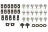 Fender Bolt Kit - fasteners - Repro ~ 1969 - 1970 Mercury Cougar / 1969 - 1970 Ford Mustang 1969,1969 cougar,1969 mustang,1970,1970 cougar,1970 mustang,c9w,c9z,cougar,d0w,d0z,fender,ford,ford mustang,kit,mercury,mercury cougar,mounting,mustang,new,repro,reproduction,41069