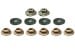 Fastener Kit - Fuel Door - Repro ~ 1969 - 1970 Mercury Cougar 1001071,f2d28 1969,1969 cougar,1970,1970 cougar,c9w,cougar,d0w,door,fuel,kit,mercury,mercury cougar,mounting,new,repro,reproduction,clip,clips,nuts,installation,hardware,41071,gas