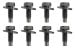 Hinge Bolts - Rear Deck / Trunk Lid - Set of 8 - Repro ~ 1969 - 1970 Mercury Cougar / 1969 - 1970 Ford Mustang 1001087,f2d43 1969,1969 cougar,1969 mustang,1970,1970 cougar,1970 mustang,bolts,c9w,c9z,cougar,d0w,d0z,deck,ford,ford mustang,hinge,lid,mercury,mercury cougar,mustang,new,rear,repro,reproduction,set,trunk,41087