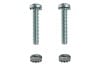 Screw & Nut Kit - Outside Door Handle - Repro ~ 1969 Mercury Cougar / 1969 Ford Mustang