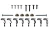 XR7 Console Fastener Kit - Repro ~ 1967 - 1968 Mercury Cougar 1967,1967 cougar,1968,1968 cougar,c7w,c8w,center,center console,console,cougar,fastener,kit,mercury,mercury cougar,mounting,new,repro,reproduction,xr7,41215