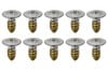 Screws - Moulding / Trim - Exterior - Pack of 10 - PREMIUM - Repro ~ 1967 - 1973 Mercury Cougar / 1967 - 1973 Ford Mustang 1967,1967 cougar,1967 mustang,1968,1968 cougar,1968 mustang,1969,1969 cougar,1969 mustang,1970,1970 cougar,1970 mustang,1971,1971 cougar,1971 mustang,1972,1972 cougar,1972 mustang,1973,1973 cougar,1973 mustang,c7w,c7z,c8w,c8z,c9w,c9z,cougar,d0w,d0z,d1w,d1z,d2w,d2z,d3w,d3z,exterior,ford,ford mustang,mercury,mercury cougar,moulding,mustang,new,pack,repro,reproduction,screw,screws,trim,premium,molding,30852