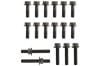 351C - 2V Exhaust Manifold Bolts - Repro ~ 1972 - 1973 Mercury Cougar - 1972 - 1973 Ford Mustang 1972,1972 cougar,1972 mustang,1973,1973 cougar,1973 mustang,351c,bolt,bolts,cougar,d2w,d2z,d3w,d3z,exhaust,ford,ford mustang,kit,manifold,mercury,mercury cougar,mustang,new,repro,reproduction,41290