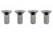 Screws - Door Latch Pillar Striker - Set of 4 - Repro ~ 1967 - 1970 Mercury Cougar / 1967 - 1970 Ford Mustang 1001324,f2i45,378428 pillar,f-1135,b-13685,1967,1967 cougar,1967 mustang,1968,1968 cougar,1968 mustang,1969,1969 cougar,1969 mustang,1970,1970 cougar,1970 mustang,378428,c7w,c7z,c8w,c8z,c9w,c9z,cougar,d0w,d0z,door,ford,ford mustang,latch,mercury,mercury cougar,mustang,new,repro,reproduction,screws,set,striker,41324