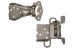 Door Hinge Set - Driver Side - Rebuilt ~ 1971 - 1973 Mercury Cougar / 1971 - 1973 Ford Mustang 41596,41596-50core,1001596-50core 1971,1971 cougar,1971 mustang,1972,1972 cougar,1972 mustang,1973,1973 cougar,1973 mustang,cougar,d1w,d1z,d2w,d2z,d3w,d3z,door,driver,ford,ford mustang,hand,hinge,left,mercury,mercury cougar,mustang,rebuilt,set,side,driver,drivers,driver