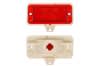 Lens and Housing - Side Marker / Rear Reflector - PAIR - Repro ~ 1971 - 1973 Mercury Cougar / 1971 - 1973 Ford Mustang 1971,1971 cougar,1971 mustang,1972,1972 cougar,1972 mustang,1973,1973 cougar,1973 mustang,cougar,d1w,d1z,d2w,d2z,d3w,d3z,ford,ford mustang,housing,lamp,lens,marker,mercury,mercury cougar,mustang,new,pair,rear,reflector,repro,reproduction,side,driver,drivers,drivers,passenger,passengers,passengers,side,41708