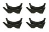 Repair Clips - Headlight Bucket / Grille - Set of Four - New ~ 1969 - 1970 Mercury Cougar 1969,1969 cougar,1970,1970 cougar,c9w,clips,cougar,d0w,grille,mercury,mercury cougar,new,repair,headlight,bucket,clip,driver,drivers,drivers,passenger,passengers,passengers,side,41858