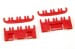 Red Spark Plug Wire Separator Kit - Repro ~ 1967 - 1973 Mercury Cougar - 1967 - 1973 Ford Mustang 1002060,e3j23 1967,1967 cougar,1967 mustang,1968,1968 cougar,1968 mustang,1969,1969 cougar,1969 mustang,1970,1970 cougar,1970 mustang,1971,1971 cougar,1971 mustang,1972,1972 cougar,1972 mustang,1973,1973 cougar,1973 mustang,c7w,c7z,c8w,c8z,c9w,c9z,cougar,d0w,d0z,d1w,d1z,d2w,d2z,d3w,d3z,ford,ford mustang,kit,mercury,mercury cougar,mustang,new,plug,red,repro,reproduction,separator,spark,wire,seperater,separater,42060