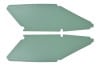 Sail Panels - Interior - AQUA - Economy - Repro ~ 1969 - 1970 Mercury Cougar 1969,1969 cougar,1970,1970 cougar,aqua,c9w,cougar,d0w,head,headliner,interior,liner,mercury,mercury cougar,new,panels,repro,reproduction,sail,economy,42093,fabric,interior,roof,liner,xr7