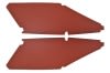 Interior Sail Panels - RED - Economy - Repro ~ 1969 - 1970 Mercury Cougar 1969,1969 cougar,1970,1970 cougar,c9w,cougar,d0w,head,headliner,interior,liner,mercury,mercury cougar,new,panels,red,repro,reproduction,sail,economy,42101,fabric,interior,roof,liner,xr7