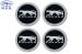 Decal - Center Cap - BLACK - w/ Chrome Walking Cat Logo - Shelby 10 Spoke Wheels - Set of 4 - NOS ~ 1967 - 1973 Mercury Cougar 1967,1967 cougar,1968,1968 cougar,1969,1969 cougar,1970,1970 cougar,1971,1971 cougar,1972,1972 cougar,1973,1973 cougar,c7w,c8w,c9w,cap,cat,center,cougar,d0w,d1w,d2w,d3w,decals,mercury,mercury cougar,new,new old stock,nos,old,set,stock,walking,decal,shelby,american,how to sharpen your cats claws,center,cap,walking,cat,steven,label,corp,42170