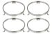 Headlight - Retaining Ring - Set of 4 - Used ~ 1967 - 1973 Mercury Cougar 12934,42282,Head Light 1967,1967 cougar,1968,1968 cougar,1969,1969 cougar,1970,1970 cougar,1971,1971 cougar,1972,1972 cougar,1973,1973 cougar,c7w,c8w,c9w,cougar,d0w,d1w,d2w,d3w,headlight,mercury,mercury cougar,retaining,ring,set,used,retainer,13013