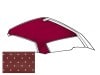 Headliner - Perforated - Standard - MAROON -RED-  Repro ~ 1971 - 1973 Mercury Cougar 1971,1971 cougar,1972,1972 cougar,1973,1973 cougar,cougar,d1w,d2w,d3w,head,headliner,liner,maroon,red,mercury,mercury cougar,new,perforated,repro,reproduction,standard,42288,fabric,interior,roof,liner,xr7