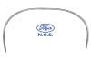 Moulding / Trim - Wheel Lip - Passenger Side - Front - NOS ~ 1971 - 1973 Mercury Cougar 1971,1971 cougar,1972,1972 cougar,1973,1973 cougar,cougar,d1w,d2w,d3w,front,lip,mercury,mercury cougar,moulding,new,new old stock,nos,old,passenger,side,stock,trim,wheel,molding,passenger,passengers,passengers,side,42384