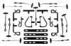 Wire Loom - Clip Kit - Repro ~ 1967 Mercury Cougar / 1967 Ford Mustang 1967,1967 cougar,1967 mustang,C7W,C7Z,clip,complete,cougar,fastener,fasteners,ford,ford mustang,kit,mercury,mercury cougar,mustang,wire,loom,55443