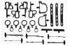 Wire Loom - Clip Kit - Repro ~ 1969 Mercury Cougar / 1969 Ford Mustang 1969,1969 cougar,1969 mustang,C9W,C9Z,clip,complete,cougar,fastener,fasteners,ford,ford mustang,kit,mercury,mercury cougar,mustang,wire loom,55444
