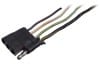 Wiring Pigtail - Under Dash Harness to Front Marker Lights / Batt. Side Solenoid / R&L Turn Signal - Used ~ 1968 Mercury Cougar 1968,1968 cougar,battery,c8w,cougar,dash,front,harness,left,light,marker,mercury,mercury cougar,pigtail,plug,prong,repair,right,signals,solenoid,standard,turn,under,used,xr7,15623,turn lamp