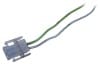 Wiring Pigtail - Under Dash Harness to Instrument Cluster for the Turn Signal Indicator Light - Used ~ 1968 Mercury Cougar 1968,1968 cougar,c8w,cluster,cougar,dash,harness,indicator,instrument,light,loom,main,mercury,mercury cougar,pigtail,plug,repair,signal,turn,under,used,wiring,15630,turn lamp