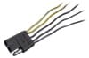 Wiring Pigtail - Under Dash Harness to Footwell Courtesy Light Switch on Dash - Used ~ 1967 - 1968 Mercury Cougar XR7 1967,1967 cougar,1968,1968 cougar,c7w,c8w,cougar,courtesy,dash,footwell,harness,light,loom,main,mercury,mercury cougar,pigtail,plug,repair,switch,under,used,wiring,xr7,switch,plug,pigtail,pig,tail,repair,harness,under,dash,loom,15642