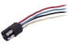 Wiring Pigtail - Under Dash Harness to Wiper Motor - Used ~ 1967 - 1968 Mercury Cougar 1967,1967 cougar,1968,1968 cougar,c7w,c8w,cougar,dash,harness,main,mercury,mercury cougar,motor,pigtail,plug,repair,standard,under,used,wiper,wiring,xr7,15661