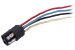 Wiring Pigtail - Under Dash Harness to Wiper Motor - Used ~ 1967 - 1968 Mercury Cougar 6521563 1967,1967 cougar,1968,1968 cougar,c7w,c8w,cougar,dash,harness,main,mercury,mercury cougar,motor,pigtail,plug,repair,standard,under,used,wiper,wiring,xr7,15661