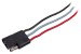 Wiring Pigtail - Under Dash Harness to Blower Motor Fan Switch - Used ~ 1967 - 1968 Mercury Cougar 6521564 1967,1967 cougar,1968,1968 cougar,blower,c7w,c8w,cougar,dash,fan,grade,harness,loom,main,mercury,mercury cougar,motor,pigtail,plug,repair,standard,switch,under,used,wiring,xr7,15662