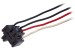 Wiring Pigtail - Under Dash Harness to Wiper Coordination Switch - Used ~ 1967 - 1968 Mercury Cougar 6521569 1967,1967 cougar,1968,1968 cougar,c7w,c8w,coordination,cougar,dash,foot,harness,loom,main,mercury,mercury cougar,pigtail,plug,pump,repair,standard,switch,under,used,washer,wiper,wiring,xr7,15667