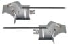 Sun Visor - Bracket Assembly - Convertible - PAIR - Repro ~ 1971 - 1973 Mercury Cougar / 1971 - 1973 Ford Mustang 1971,1971 cougar,1971 mustang,1972,1972 cougar,1972 mustang,1973,1973 cougar,1973 mustang,assembly,bracket,convertible,cougar,d1w,d1z,d2w,d2z,d3w,d3z,ford,ford mustang,mercury,mercury cougar,mustang,new,pair,repro,reproduction,sun,sun visor,sunvisor,visor,driver,drivers,drivers,passenger,passengers,passengers,side,10240