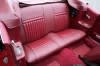 Interior Seat Upholstery - Vinyl - Decor - Convertible - DARK RED - Rear Seat - Repro ~ 1969 Mercury Cougar 1969,1969 cougar,c9w,convertible,cougar,dark,decor,interior,kit,mercury,mercury cougar,new,only,rear,red,repro,reproduction,upholstery,back,seat,14820